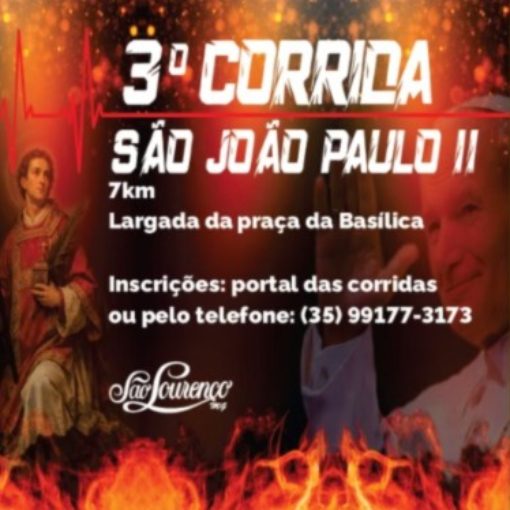 Portada del evento 3ª Corrida de Rua São João Paulo Segundo