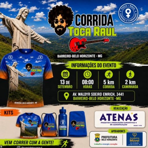 Portada del evento Corrida Toca Raul - Barreiro BH