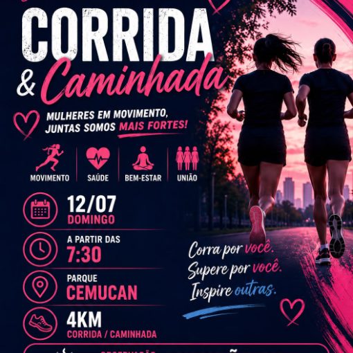Event cover Corrida e Caminhada Pace Delas