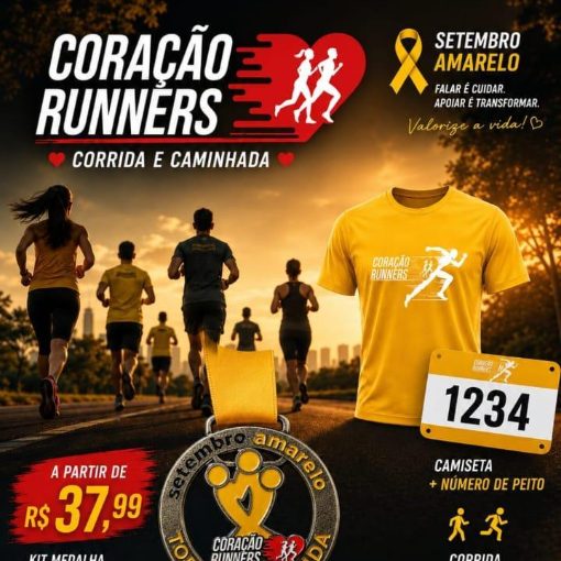 Capa do evento Coração Runners - Corrida e Caminhada