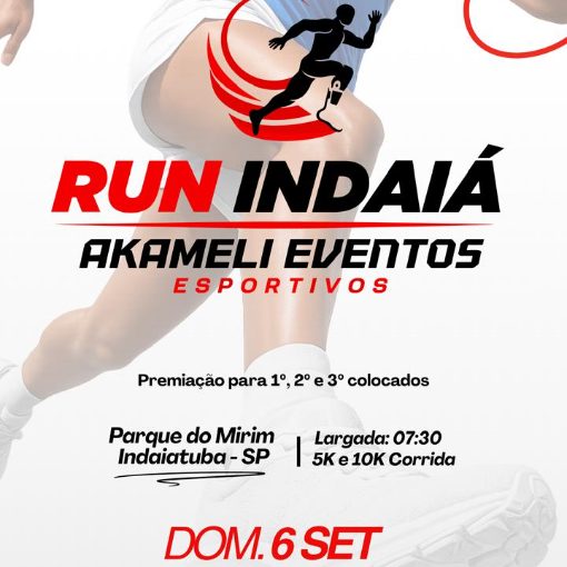Capa do evento Run Indaiá| Indaiatuba-SP