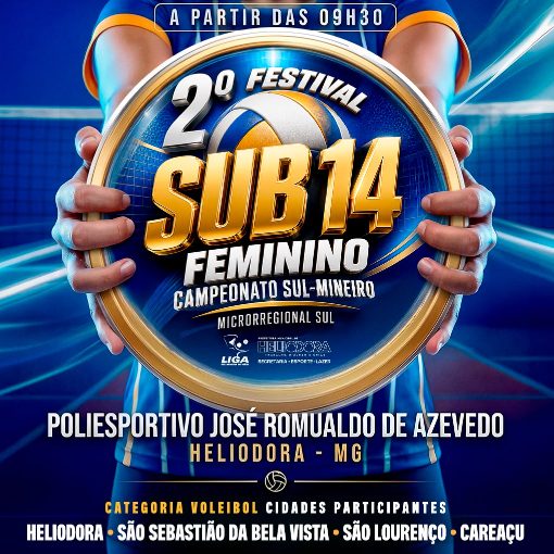 Event cover VOLEIBOL FEMININO SUB 14 - Microrregional Sul de Minas