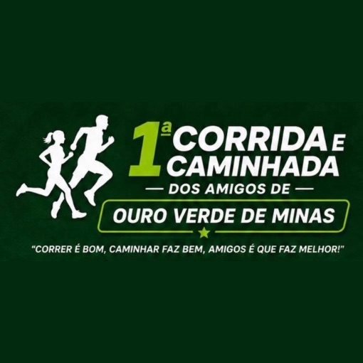 Event cover 1ª Corrida de Ouro Verde de Minas