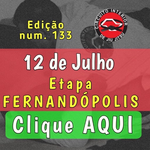 Event cover Circuito Interior de Jiu Jitsu - Etapa Fernandópolis 