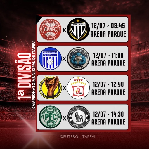 Event cover Campeonato Municipal de Itapevi - 1ª Divisão 