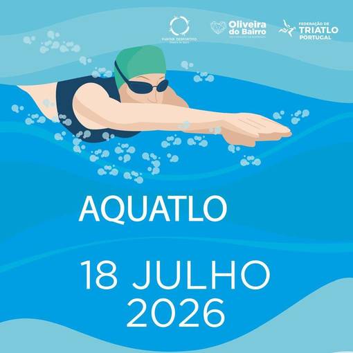 Couverture de l'événement Aquatlo de Oliveira do Bairro