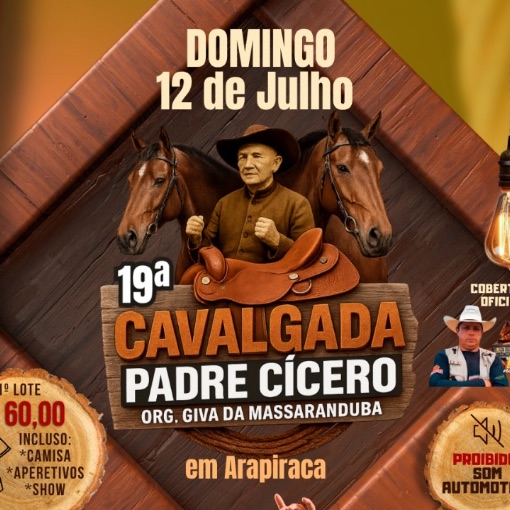 Copertura dell'evento 19º Cavalgada Padre Cícero - Arapiraca