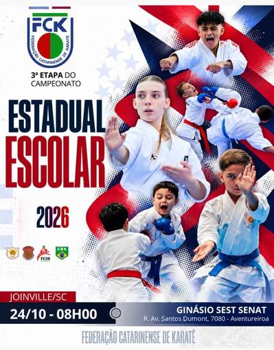 Capa do evento FCK - 3ª ETAPA ESTADUAL ESCOLAR /  3ª ETAPA ESTADUAL MASTER