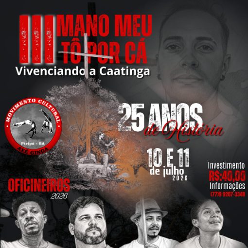 Event cover III MANO MEU TÔ POR CÁ - 25 ANOS