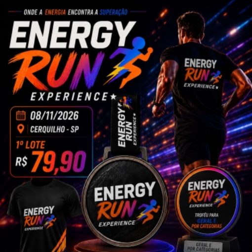 Capa do evento Energy Run Experience 2026 | Cerquilho-SP