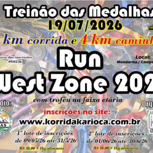 Event cover Treinão das Medalhas Run West Zone - Korrida Karioca