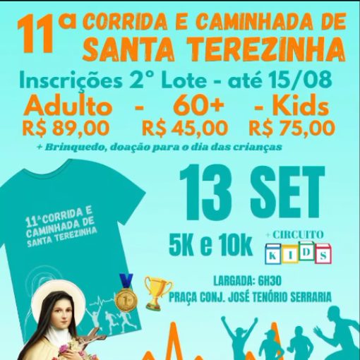 Event cover 11ª CORRIDA DE SANTA TEREZINHA