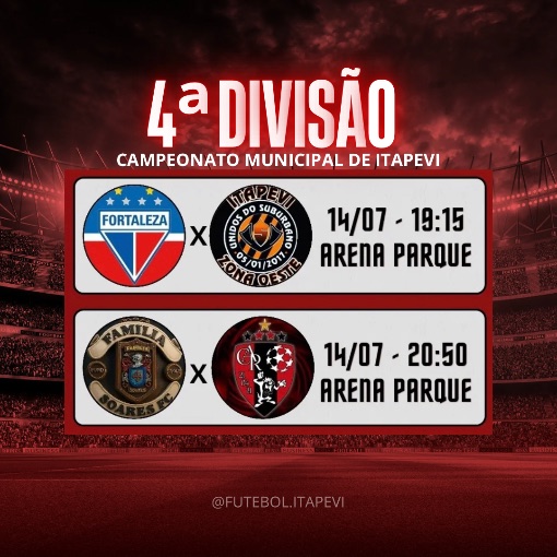 Portada del evento Campeonato Municipal de Itapevi - 4ª Divisão  