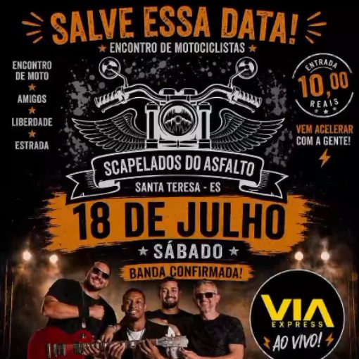 Event cover SCAPELADOS DO ASFALTO - ENCONTO DE MOTOCICLISTAS
