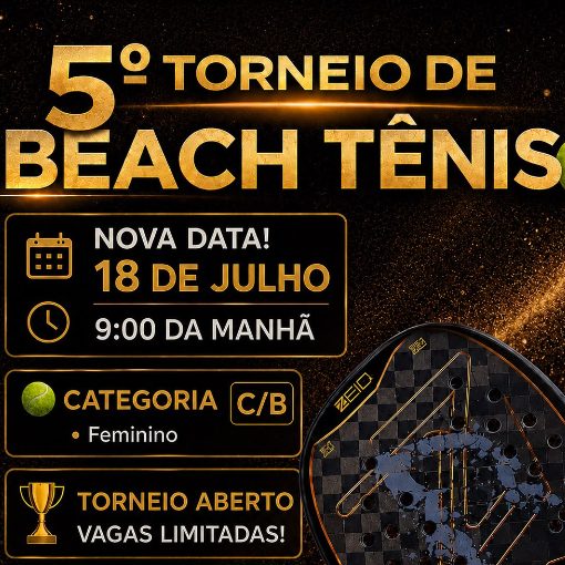 Event cover 5º TORNEIO DE BEACH TÊNIS Categoria C/D - MORADA NOVA - UBERLANDIA