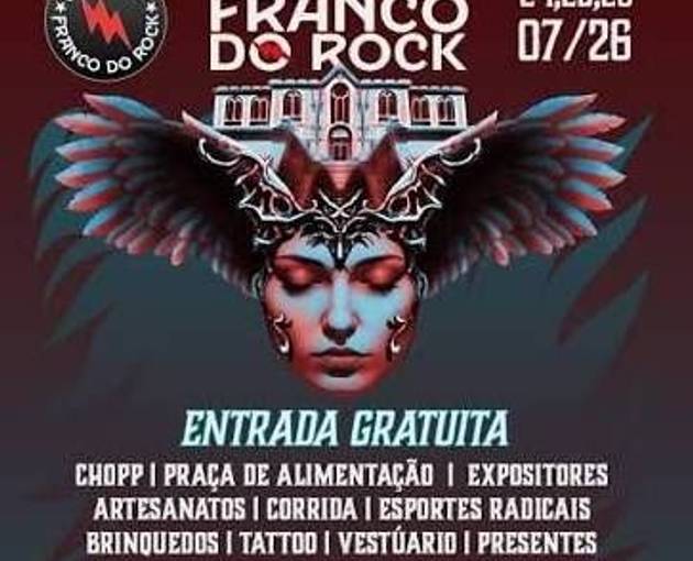 Event cover Festival Franco do Rock 2026 (24/07/2026 - Sexta-Feira)