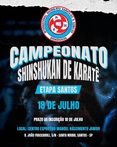 Event cover Campeonato Shinshukan de Karatê - Etapa Santos