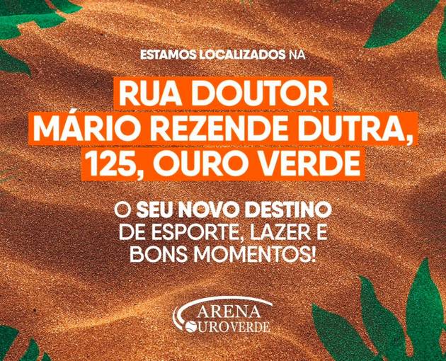 Event cover Arena Ouro Verde - Fut e Beach