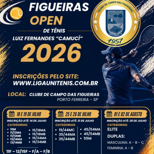 Event cover Figueiras Open de Tênis - Luiz Fernandes - Camuci