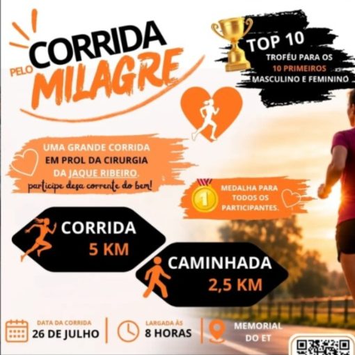 Event cover Corrida pelo Milagre