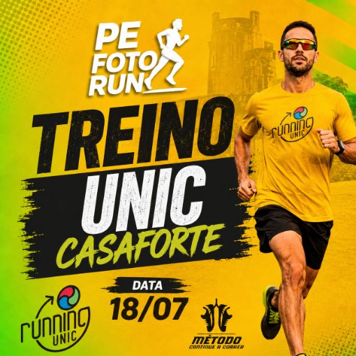 Couverture de l'événement TREINO UNIC RUNNING - CASA FORTE 18/07
