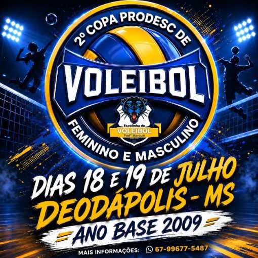 Event cover 2° COPA PRODESC  VOLEIBOL - 2026 