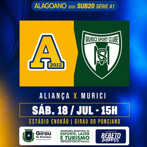 Copertura dell'evento Sub 20 Alagoano - Aliança x Murici - Estádio Enokão - Girau do Ponciano