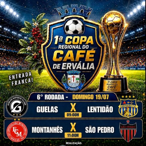 Event cover 1ª Copa Regional do Café de Ervália - 6ª Rodada