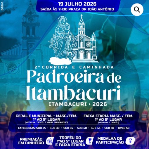 Event cover 2ª Corrida da Padroeira de Itambacuri
