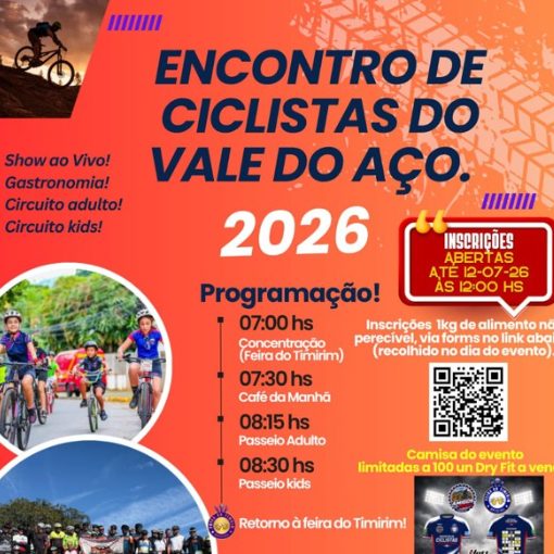 Event cover Encontro de Ciclistas Vale do Aço
