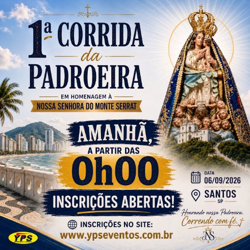 Capa do evento 1 Corrida da Padroeira de Santos