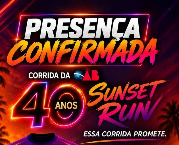 Event cover Sunset Run - Oab Mirassol D'oeste