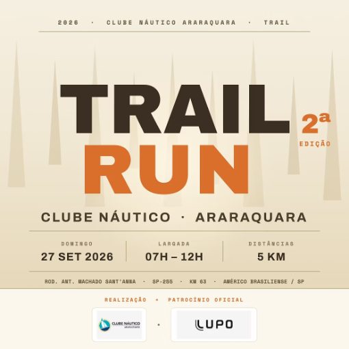 Event cover 2º TRAIL RUN CLUBE NÁUTICO ARARAQUARA