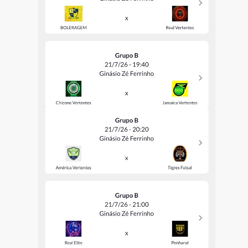 Event cover 	Campeonato De Futsal De Vertentes - 2 Rodada