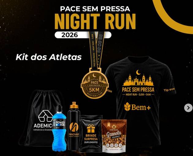 Event cover Pace Sem Pressa Night Run