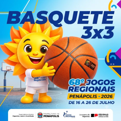 Event cover Basquete 3X3 - Jogos Regionais Penápolis