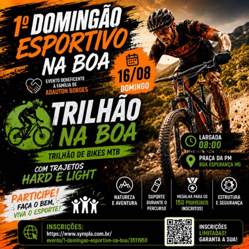 Portada del evento Trilhão MTB - 1ª Domingão esportivo na BOA