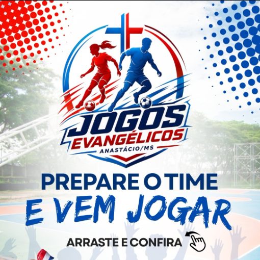 Event cover JOGOS EVANGÉLICOS ANASTÁCIO 2026