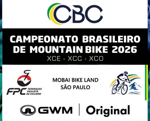 Event cover Campeonato Brasileiro de Mountain Bike Mobai 2026 - XCO Sábado