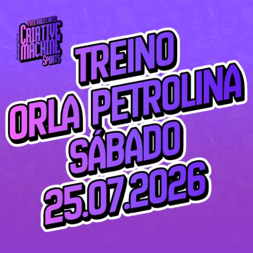 Event cover TREINO ORLA PETROLINA SÁBADO 