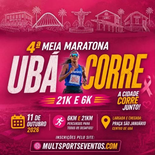 Event cover 4ª Meia Maratona Ubá Corre