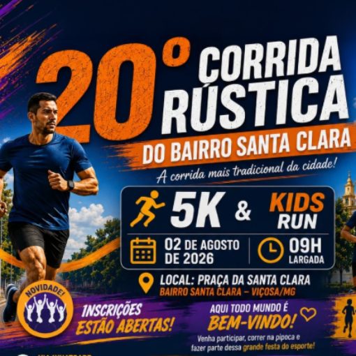 Event cover 20ª Corrida Rústica do Bairro Santa Clara