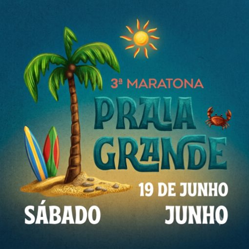 Capa do evento MARATONA INTERNACIONAL DE PRAIA GRANDE SP 2027 - SÁBADO 19 DE JUNHO-