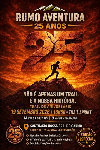 Event cover Trail Rumo Aventura 25 Anos