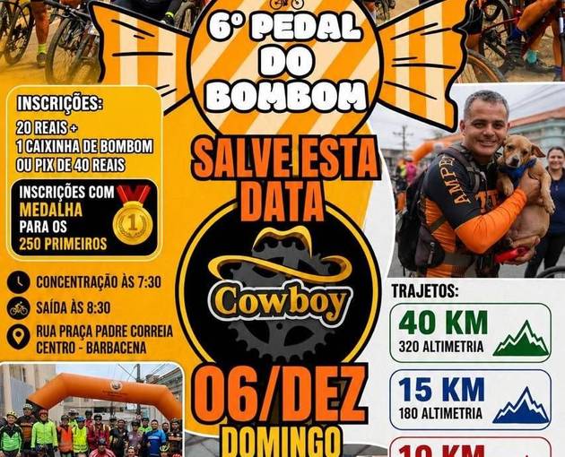 Event cover 6° Pedal do Bombom