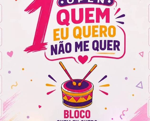 Event cover Open Quem eu quero não me quer