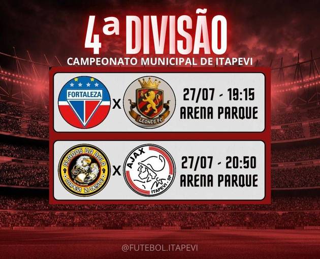 Event cover Campeonato Municipal de Itapevi - 4ª Divisão 