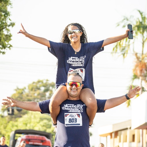 Capa do evento 1ª Corrida Kids da Justiça e Cidadania e a 2ª Corrida da Justiça e Cidadania