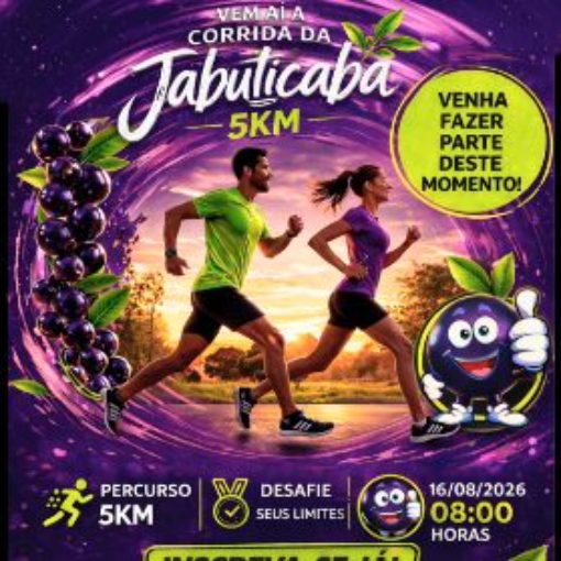 Event cover 1ª Corrida da Jabuticaba | Casa Branca-SP 