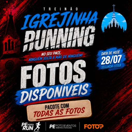 Event cover TREINÃO IGREJINHA RUNNING 28/07